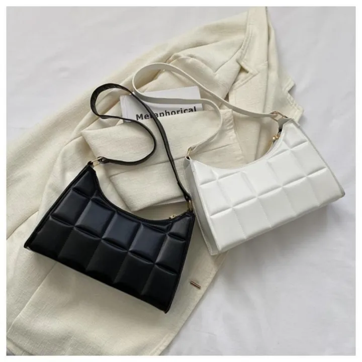 Black/White%20Shoulder%20bag%20High-quality%20PU%20Underarm%20bag%20Solid%20color%20bag%20for%20Fashion%20show%20Daily%20wear%20Office%20use%20Shopping%20Travel%20-%20Image%208