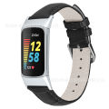 [autismaut] Applicable Fitbit charge6 Smart Strap New Bamboo Pattern charge5 Leather Strap. 