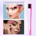 8pcs/bag Hair Styling Comb Teasing Hair Style Brush Triple Teasing Comb Rat Tail Comb Edge Brush Hair Tail Tools Braid Tool Loop. 