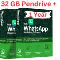 WhatsApp messaging software | WA sender। WhatsApp marketing software With 32 GB Usb Drive (Limited Stock!).