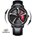 SVJ Car Hub Modification rs7 Men's Hydraulic 3D Hollow Quartz Watch.