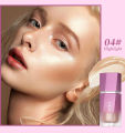 Waterproof Liquid Blush Glitter Highlighter Face Contour Brighten Makeup Multi-purpose Eyes&lips Makeup Blush Stick Cosmetics. 