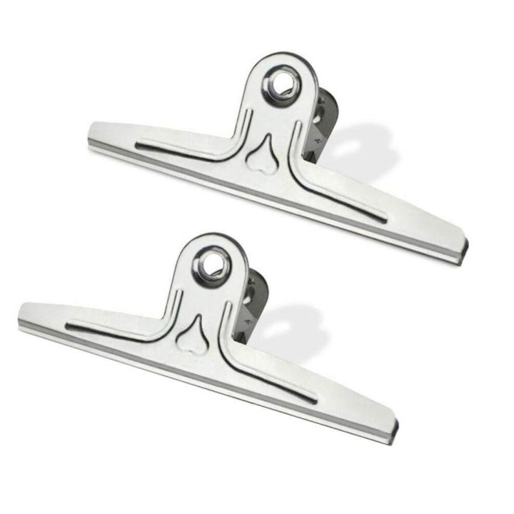 YANGMJ%202%20PCS%20Bulldog%20Clips,%2030cm%20Stainless%20Steel%20Bull%20Binder,%20Extra%20Paper%20Clips%20Jumbo%20Sliver%20Clamps%20Paper%20Clip%20Office%20-%20Image%208