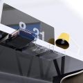 Under Desk Drawer Organizer Self-Adhesive Storage Box White.