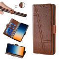 Case For Itel P55 Plus 4G Cover Wallet protective cover Magnetic buckle leather flip cover TPU back cover Insert bag mobile phone case.