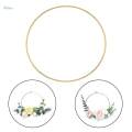 Gold Metal Dream Catcher Dreamcatcher Rings Wreath Macrame Craft Hoops 8cm.