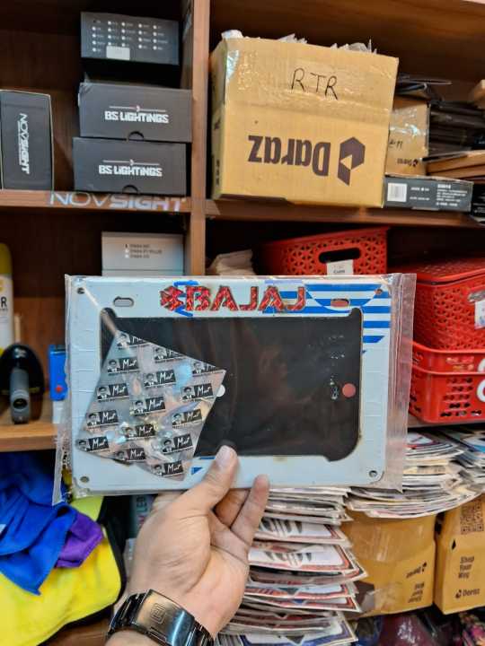 Bajaj%20Metal%20License%20Plate%20Frame%20for%20All%20Models%20-%20Durable%20Black%20Plate%20Holder%20-%20Image%203