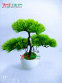 Artificial Bonsai Tree In Plastic /wooden Vases For Office Table Decoration,gram beauty flower.