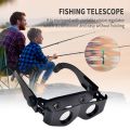 Binocular Glasses for Fishing Professional Hands-Free Glasses Binocular Telescope Magnifier Wearable with Adjustable Focus. 