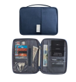 Family Passport Holder Waterproof Travel Wallet Document Organiser for Women and Men Waterproof Travel Accessories Case for ID Card Credit Cards Flight Tickets Money Coins.