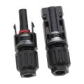 1 pair MC4 Male + Female M/F Connectors Set for PV Solar Panel Cable Accessories. 