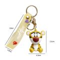 YAOO Funny Cute Tiger Year Cartoon Girls Boys Kids Tiger Key Chains Bag Pendant Decoration Chinese Style Key Ring Car Key Accessories. 