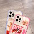 Olige Case For Realme GT NEO 2 Master C35 C31 C25Y C21Y C25s C25 C21 Narzo 50i 50A 30A 20 9i 8i 9 8 7 Pro C17 C15 C12 C11 X50 X70 X60 Pro 7i 6i 5 5i 5s Trend Cartoon Winnie Pooh Straight Edge Shockproof For Couple Soft Phone Case Cover 1.