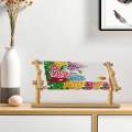 Wood Quilting Frame Lap Stand Embroidery Sewing Stand, Rotated Stitching Frame Cross Stitch Hoop Clip for Art Crafts, Sewing, Needlework. 