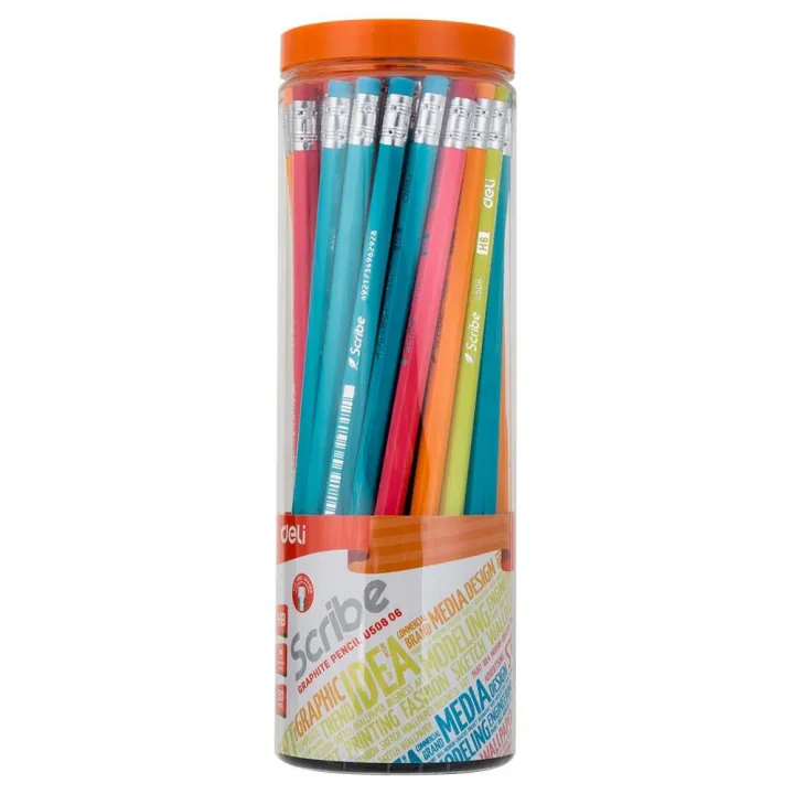 Deli%20EU50806%20Graphite%20Pencil%20Multicolor%2050%20Pieces%20-%20Image%202