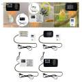 Bird Cage Heater Adjustable Temperature for Parakeets Reptiles Turtles White thermostat. 