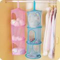 3 Shelf Hanging Storage Net Organizer Bag Bedroom Door Wall Closet Organizers Home storage.