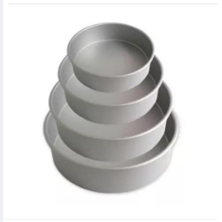 Pcs Aluminium Cake Mould Round Mold for Bread, Pudding