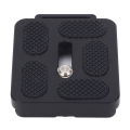 Quick Release Plate Adapter Standard for Arca Mount Aluminum Alloy 1/4 Inch Screw Hole Quick Release Plate Durable for Camera.