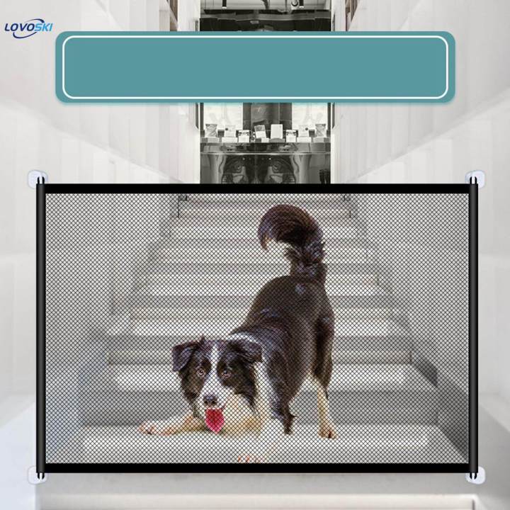 Portable Foldable Dog Gate Guard Enclosure Easily Install Lightweight Sturdy Size S