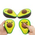 13x9.5cm Kawaii Avocado Diy Antistress Squishy Toys Simulated Fruit Series Slow Rising Stress Relief Funny Toy for Adults Baby.