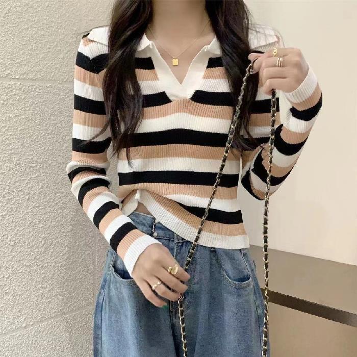 Color%20Polo%20Collar%20Long%20Sleeve%20T%20Women's%20T-shirt%202022%20Autumn%20and%20Winter%20Knitting%20Bottoming%20Shirt%20Slim%20Fit%20Slimming%20Inner%20Short%20Top%20ins%20-%20Image%207