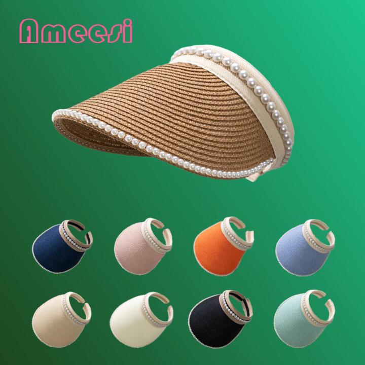 Ameesi%20Straw%20Hat%20Fine%20Workmanship%20Multiple%20Colors%20Empty%20Hole%20Sun%20Hat%20-%20Image%203