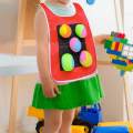 Dodgeball Game Set with Sticky Vest Toss Soft Toy Balls Toy Indoor and Outdoor. 