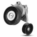 Serpentine Belt Tensioner+Idler Pulley Kit For C hrysler M ercedes B enz S350 E320(null). 