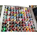 Super Polyester 50 color  Thread 1 box (100 Pcs). 