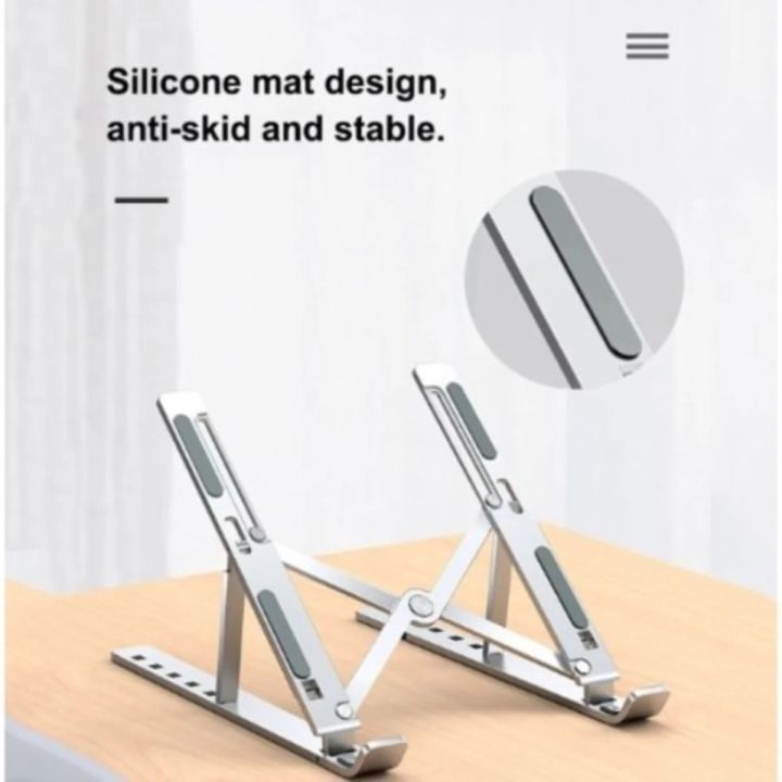 Laptop%20Stand,%20Laptop%20Holder%20Riser%20Computer%20Stand,%20Adjustable%20Aluminum%20Foldable%20Portable%20Notebook%20Stand%20-%20Image%203