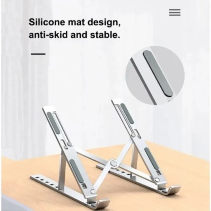Laptop%20Stand,%20Laptop%20Holder%20Riser%20Computer%20Stand,%20Adjustable%20Aluminum%20Foldable%20Portable%20Notebook%20Stand%20-%20Image%203