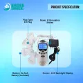 8 In 1 Digital Therapy Machine  Electric Muscle Stimulator Device With Acupuncture & Vibration  Pain Relief Pulse Massager, 4 Pads With Palm Device, Battery & Electric Operated. 