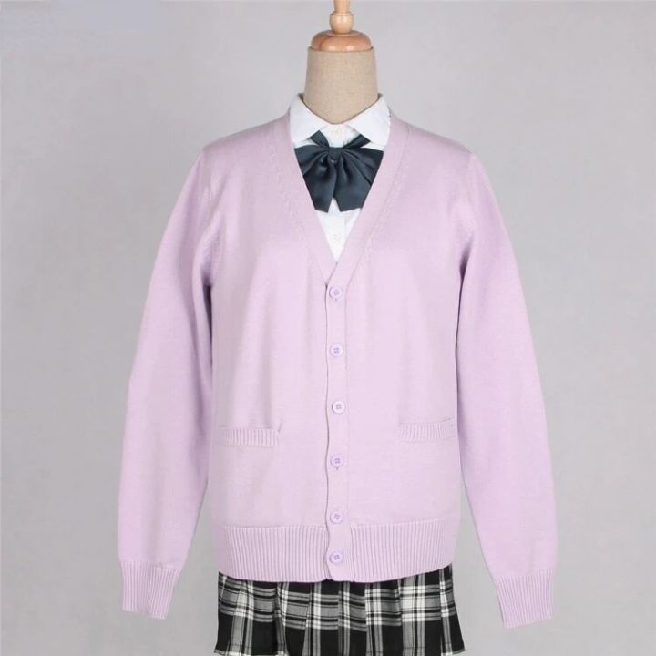Cardigan%20Women%20Solid%20Oversize%20Loose%20Sweaters%20Girls%20Japanese%20Knit%20Cardigan%20Candy%20Color%20School%20Uniform%20Sweater%20Anime%20Cosplay%20-%20Image%207