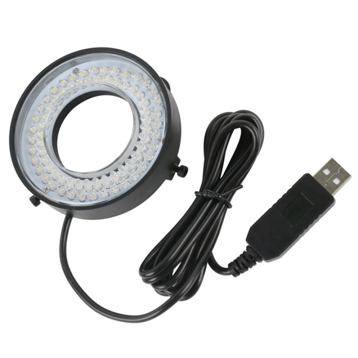 Microscope LED Ring Light Illuminator Lamp for Microscope Circle Light Industrial Microscope Camera Easy Install