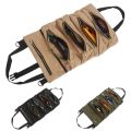 【Hey my home】Super Tool Roll, Roll Up Bag, Canvas Tool Organizer Bucket, Tool Roll Up Pouch, Handy Small Tool Bag. 