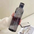 500ml Plastic Water Bottle with Time Marker Creative Large Capacity Leakproof Drink Bottle Gym Sport Water Bottles. 