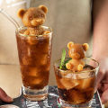 Silicone 3D Bear Ice Cube Mold Cute Creative Coffee Milk Tea Ice Cube Mold MJD. 