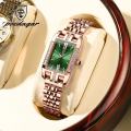 POEDAGAR High Quality Diamond Watch Top Brand Luxury Fashion Business Rectangle Waterproof Quartz Ladies Watches Stainless Steel. 
