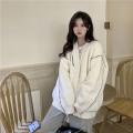 Autumn and Winter New Lazy Wind Sweater Cardigan Coat Women's Korean-Style Mid-Length Outerwear Student Knitwear Loose All-Matching. 