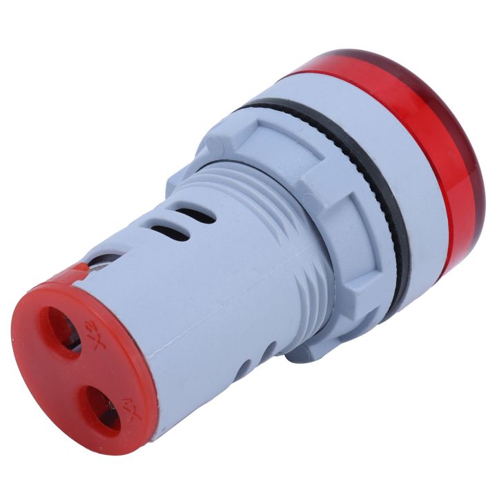 AD16‑22FSV Round Shape Digital Voltage Signal Indicator Voltage Meter ...