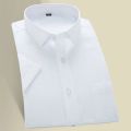 New Plus Size 9XL 8XL Non-ironing Mens Dress Shirt Summer Short Sleeve Solid Male Clothing Regular Fit Business Shirts Men Shirt. 