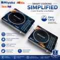 Miyako TC-IND67 Induction Cooker 2200W | Sensor Touch | 9 Cooking Menus | Smokeless Energy Saving. 