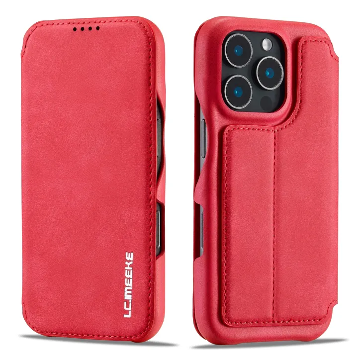 (New)%20For%20iPhone%2016%20Pro%20Max%20LC.IMEEKE%20Hon%20Ancient%20Series%20Flip%20Leather%20Phone%20Case%20-%20Image%2010