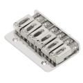 Guitar Fixed Saddle Bridge, Intonation Improving Guitar Hardtail Bridge Set 6 String Robust for Maintenance.