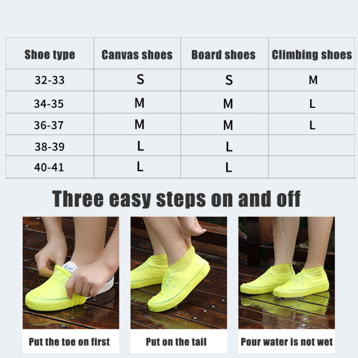 2/1pairs%20Waterproof%20Silicone%20Shoes%20Cover%20Unisex%20Shoes%20Colorful%20Protectors%20Rain%20Boots%20for%20Outdoor%20Rainy%20Days%20Reusable%20Shoe%20Covers%20-%20Image%202