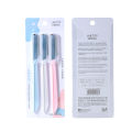 LMLTOP 3pcs Stainless Steel Eyebrow Razor Set High Quality Face Razors Eyebrow. 