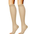 Men Calf Compression Stockings Varicose Veins Shaping Graduated Pressure Women Stockings Elastic Open Toe Knee High Stockings. 