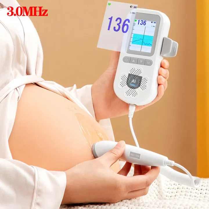 Chargeable%203.0MHz%20Ultrasound%20Fetal%20Doppler%20Baby%20Heart%20Beat%200%20Radiation%20Prenata%20Doppler%20Baby%20Heart%20Rate%20Monitor%20Pocket%20Doppler%20-%20Image%204
