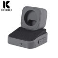 (New) smart watch charging stand silicone charging holder dock retro computer design compatible for iWatch 8 7 6 5 4 3 2 1 Galaxy watch6 6pro 5 5pro.